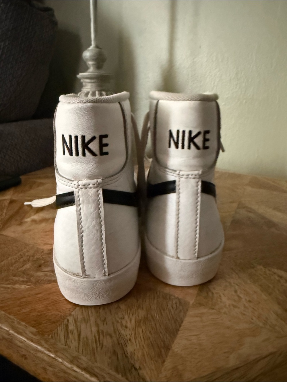 Nike Blazer Mid 77 White Black GS - Picture 4 of 6